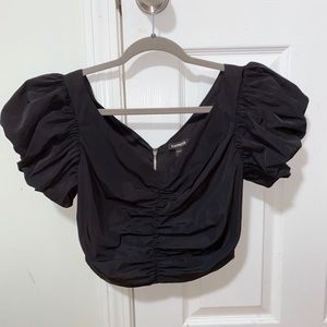 Off the shoulder crop top from express